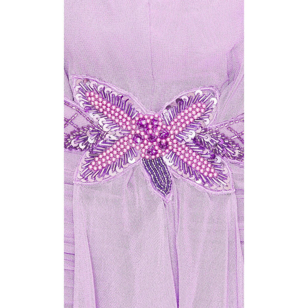 Michael Costello x Revolve Julieta Mini Dress Lilac Size XS NWT $328 msrp - Picture 4 of 9